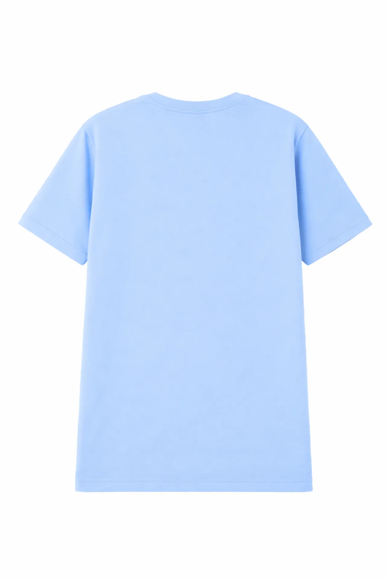 t shirt uni UE bleu ciel vue arrière