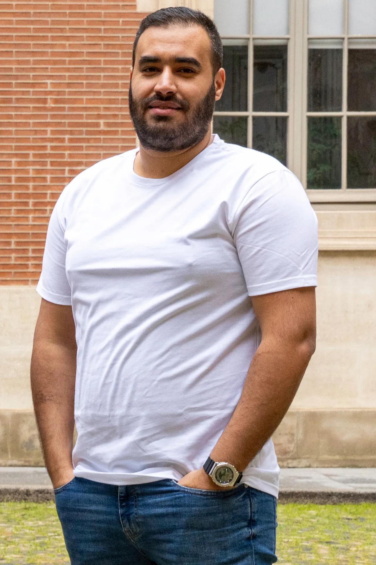 T-shirt blanc français 100% – Image 5